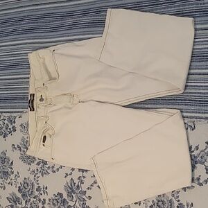 Lee regular fit straight leg white denim jeans size 36 x 30 100% cotton